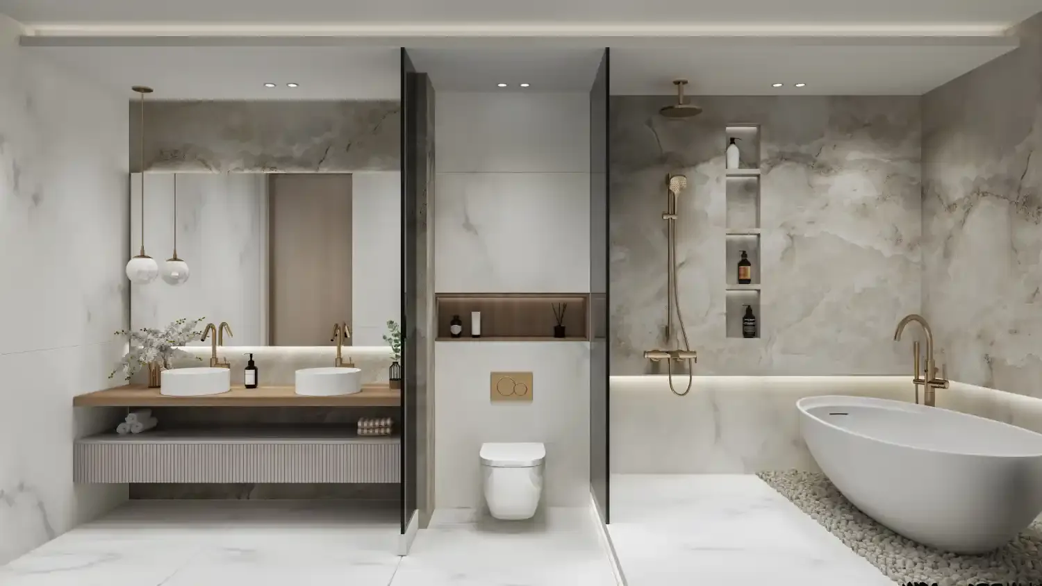 Duplex Washroom